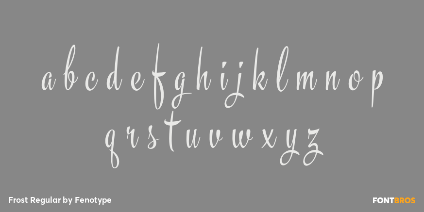 Frost Regular Font Poster #1