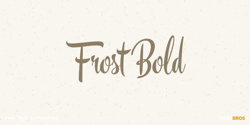 Frost Bold Poster