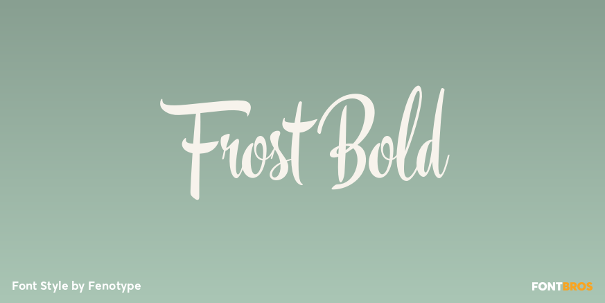 Frost Bold Poster