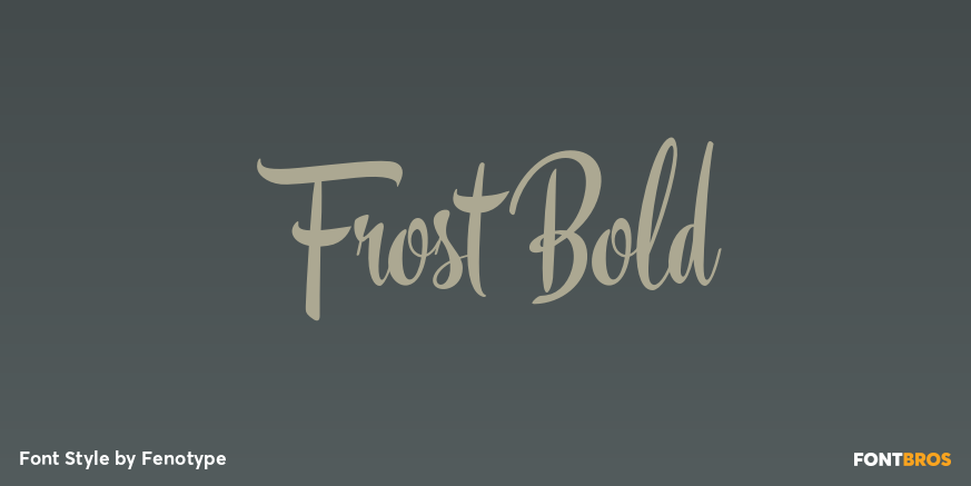 Frost Bold Poster