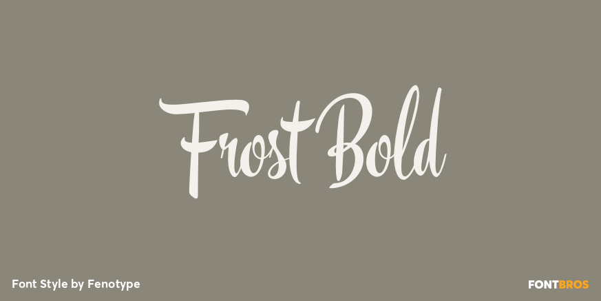 Frost Bold Poster