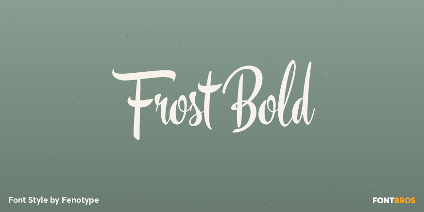 Frost Bold Poster