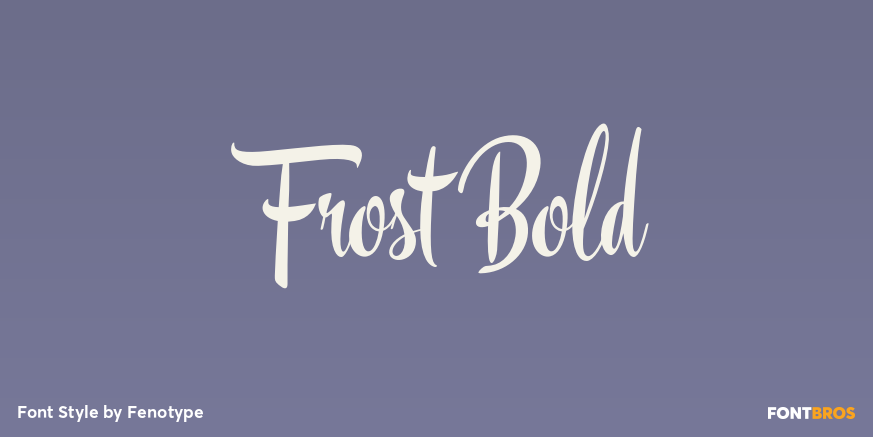 Frost Bold Poster