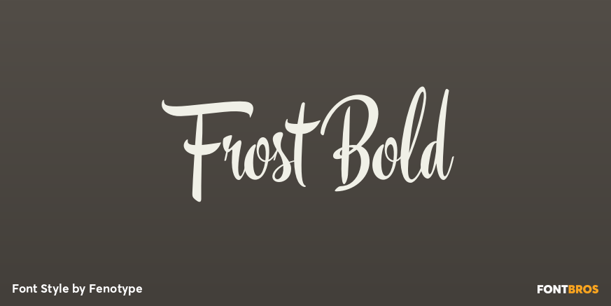 Frost Bold Poster