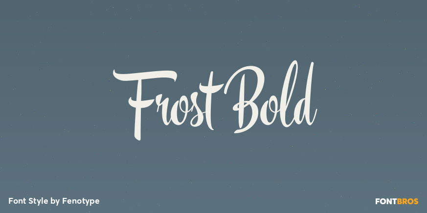 Frost Bold Poster