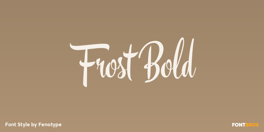 Frost Bold Poster