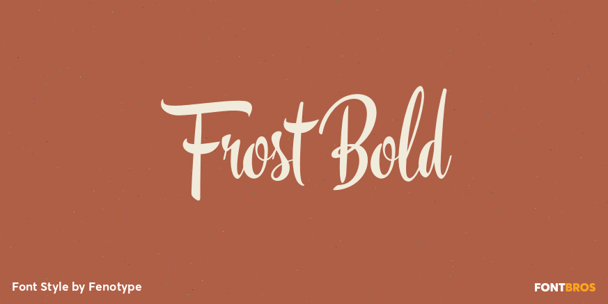 Frost Bold Poster