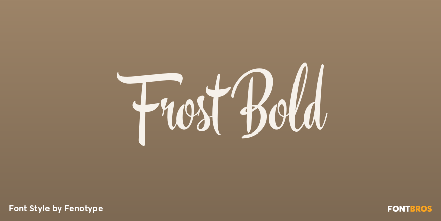 Frost Bold Poster