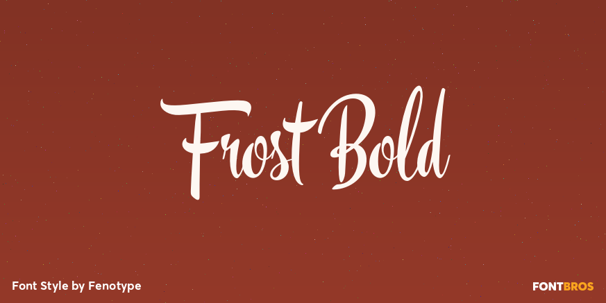 Frost Bold Poster