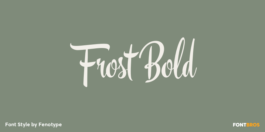 Frost Bold Poster
