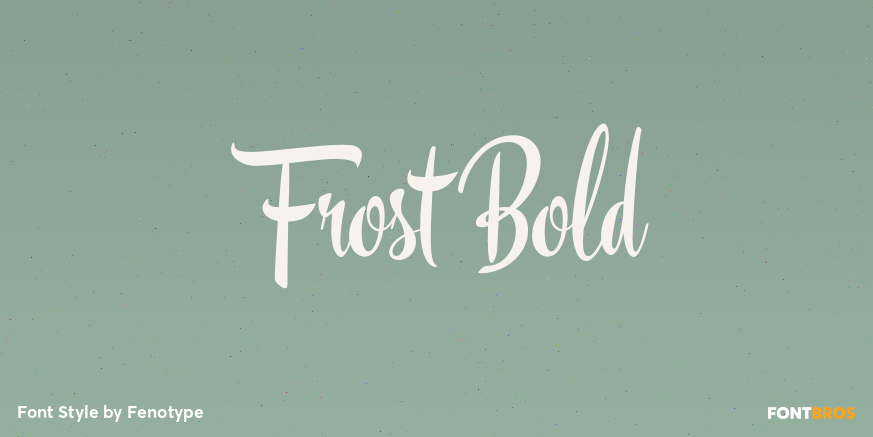 Frost Bold Poster