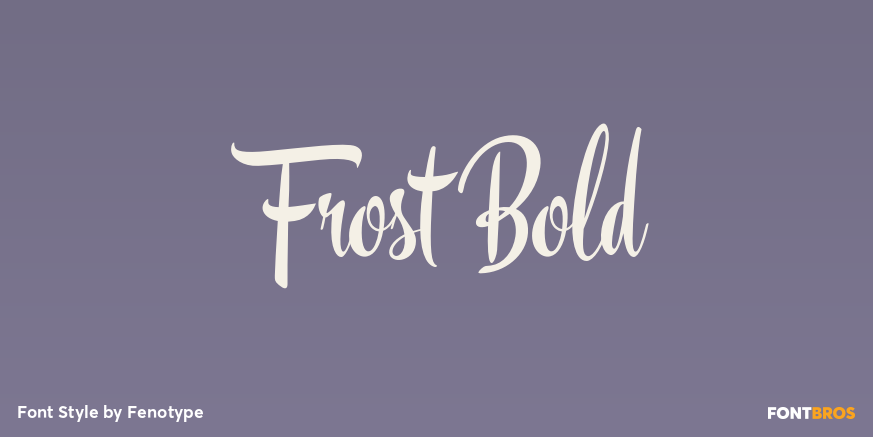 Frost Bold Poster