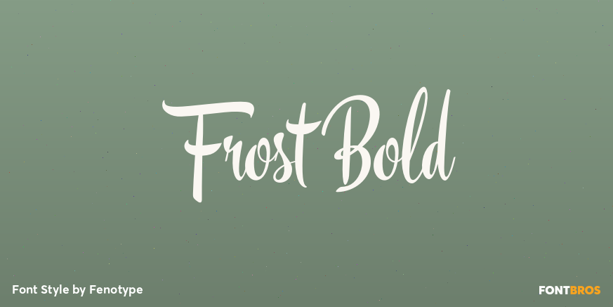 Frost Bold Poster