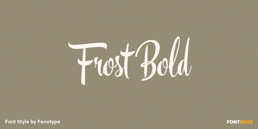 Frost Bold Poster