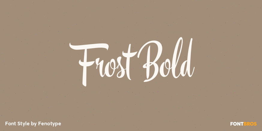 Frost Bold Poster