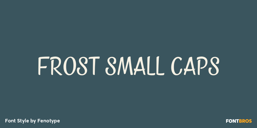 Frost Small Caps Poster