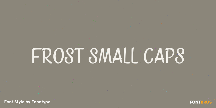 Frost Small Caps Poster