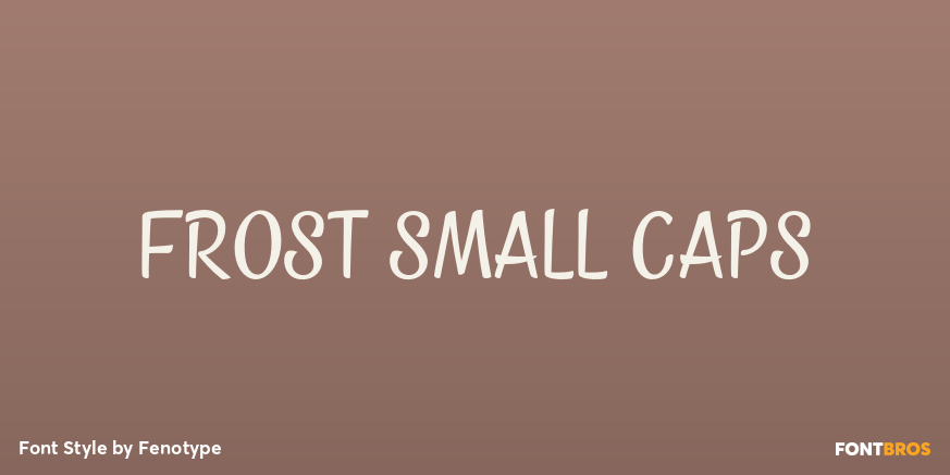 Frost Small Caps Poster
