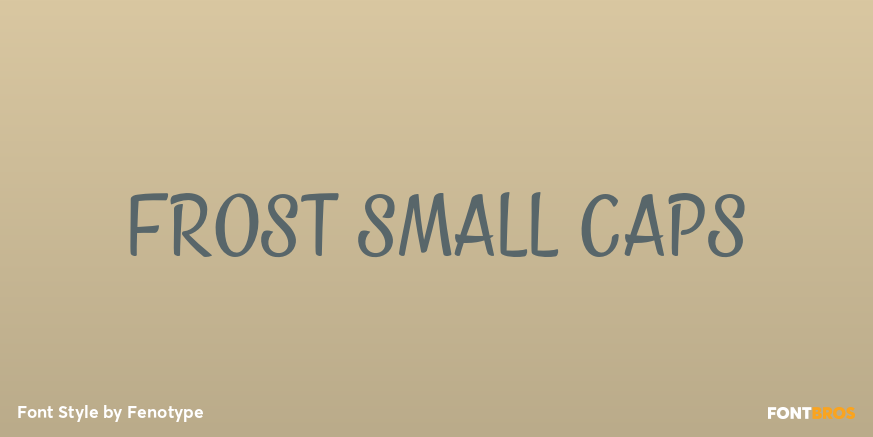 Frost Small Caps Poster