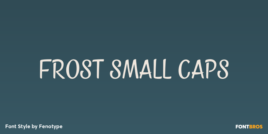 Frost Small Caps Poster