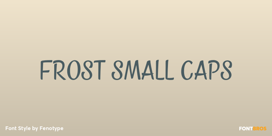 Frost Small Caps Poster