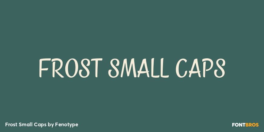 Frost Small Caps Poster