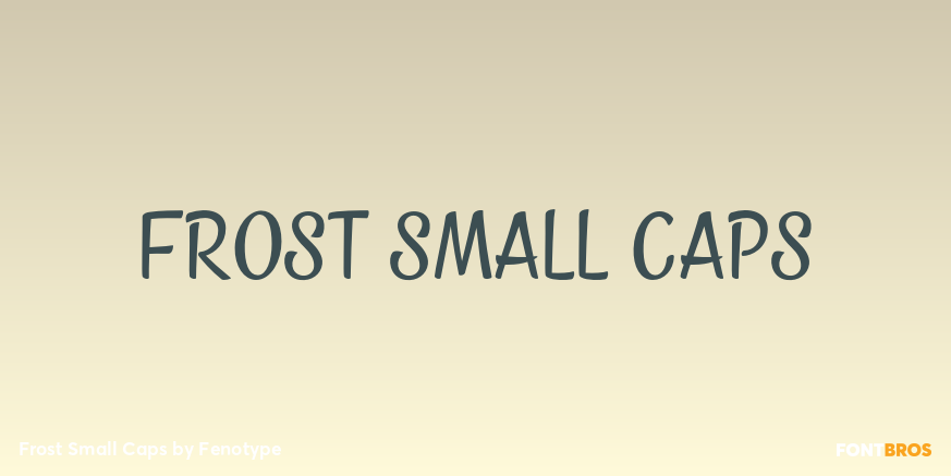 Frost Small Caps Poster