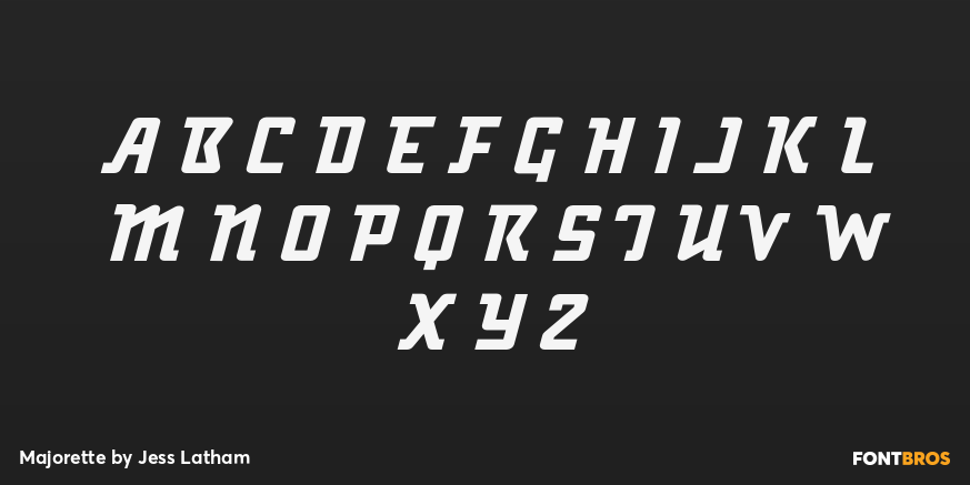 Majorette Font Poster #2