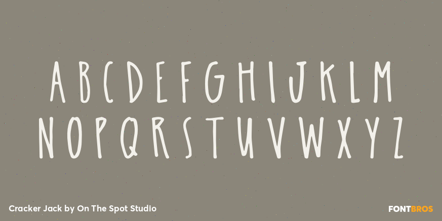 Cracker Jack Font Poster #3
