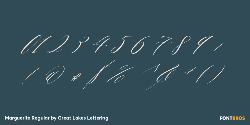 Marguerite Regular Font Poster #4