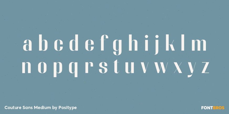 Couture Sans Medium Font Poster #3