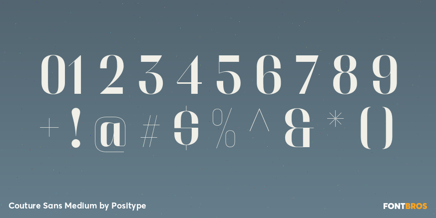 Couture Sans Medium Font Poster #4