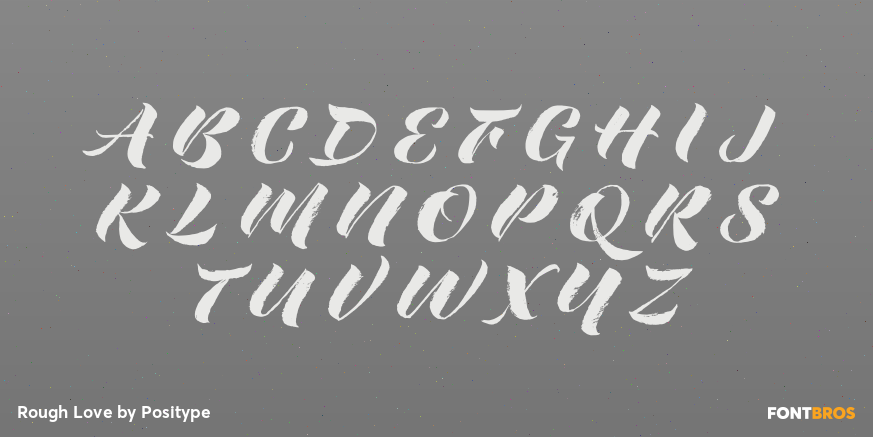 Rough Love Font Poster #2