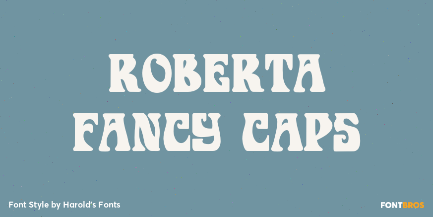 Roberta Fancy Caps Font Poster #1