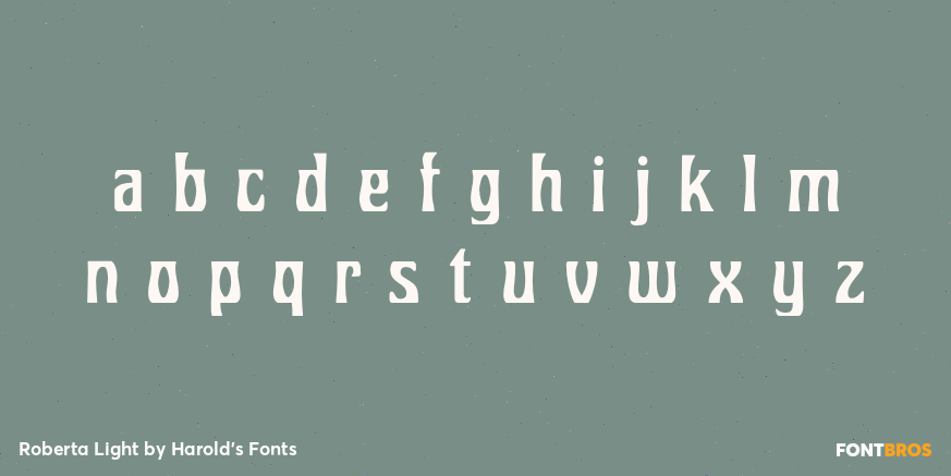 Roberta Light Font Poster #3