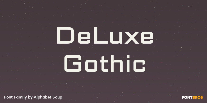 DeLuxe Gothic Poster