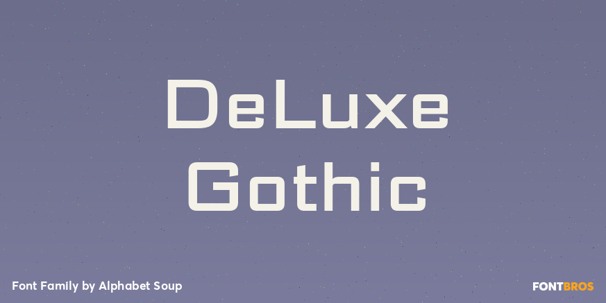DeLuxe Gothic Poster