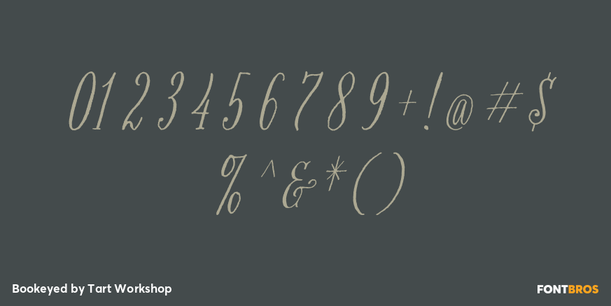 Bookeyed Font Family - Poster #4
