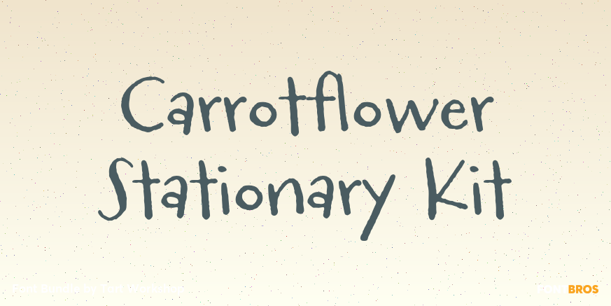 Carrotflower Stationary Kit Poster
