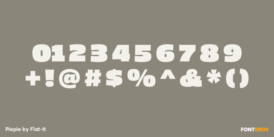 Piepie Font Poster #1