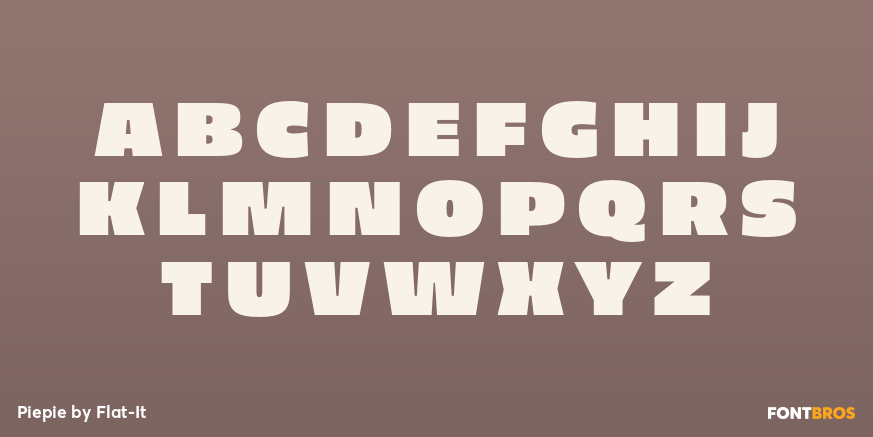 Piepie Font Poster #1