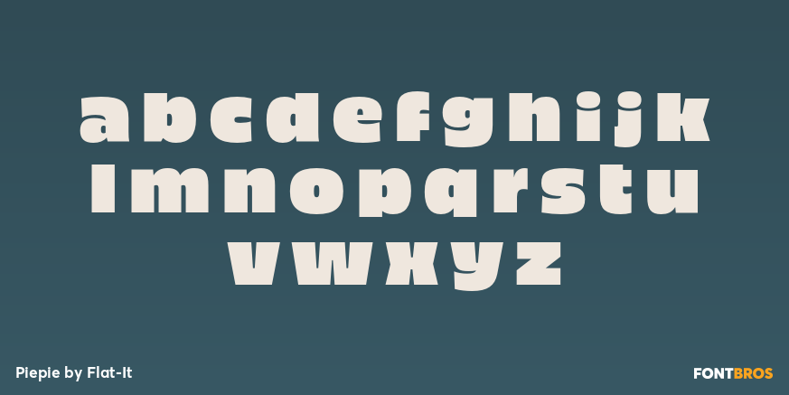Piepie Font Poster #1