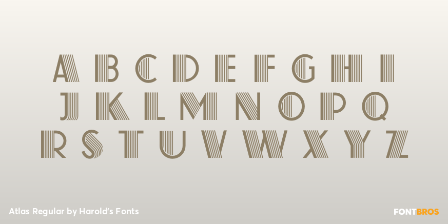 Atlas Regular Font Poster #3