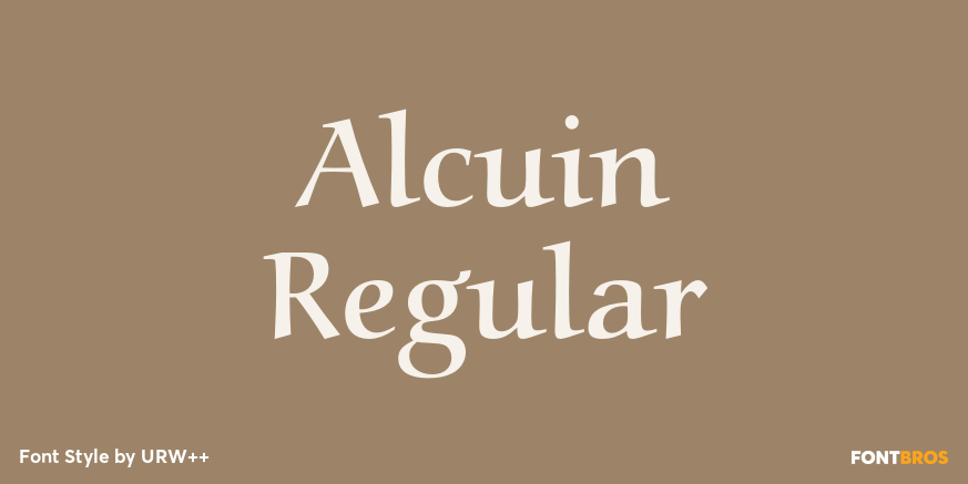 Alcuin Regular Poster