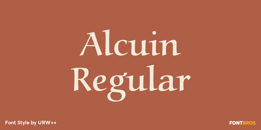 Alcuin Regular Poster