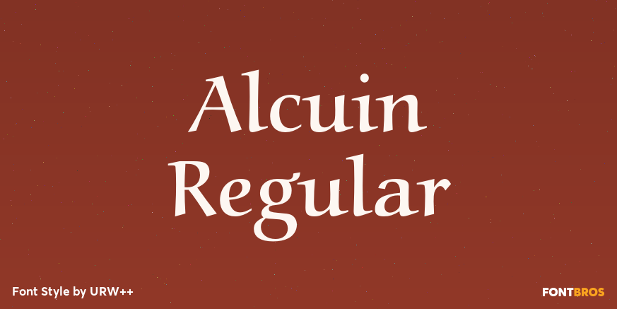 Alcuin Regular Poster