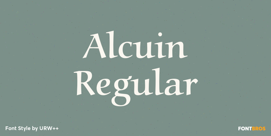 Alcuin Regular Poster