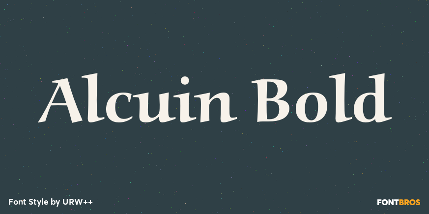Alcuin Bold Poster