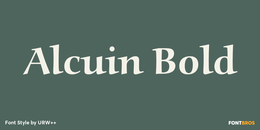 Alcuin Bold Poster