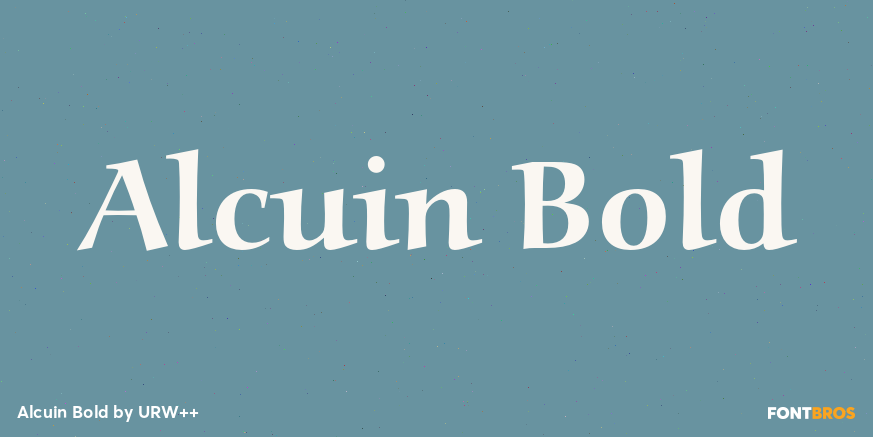 Alcuin Bold Poster